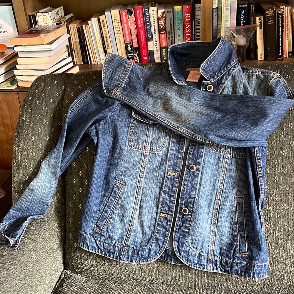 Barely worn denim jacket